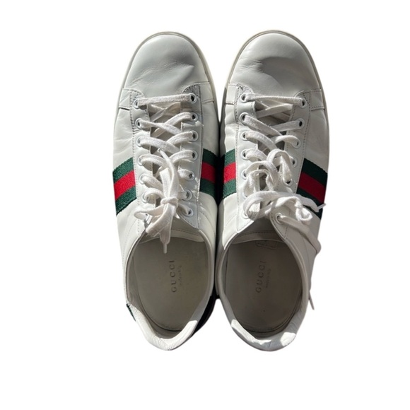Gucci Sneaker. Previously loved and very comfortable. Iconic style. - Picture 1 of 12